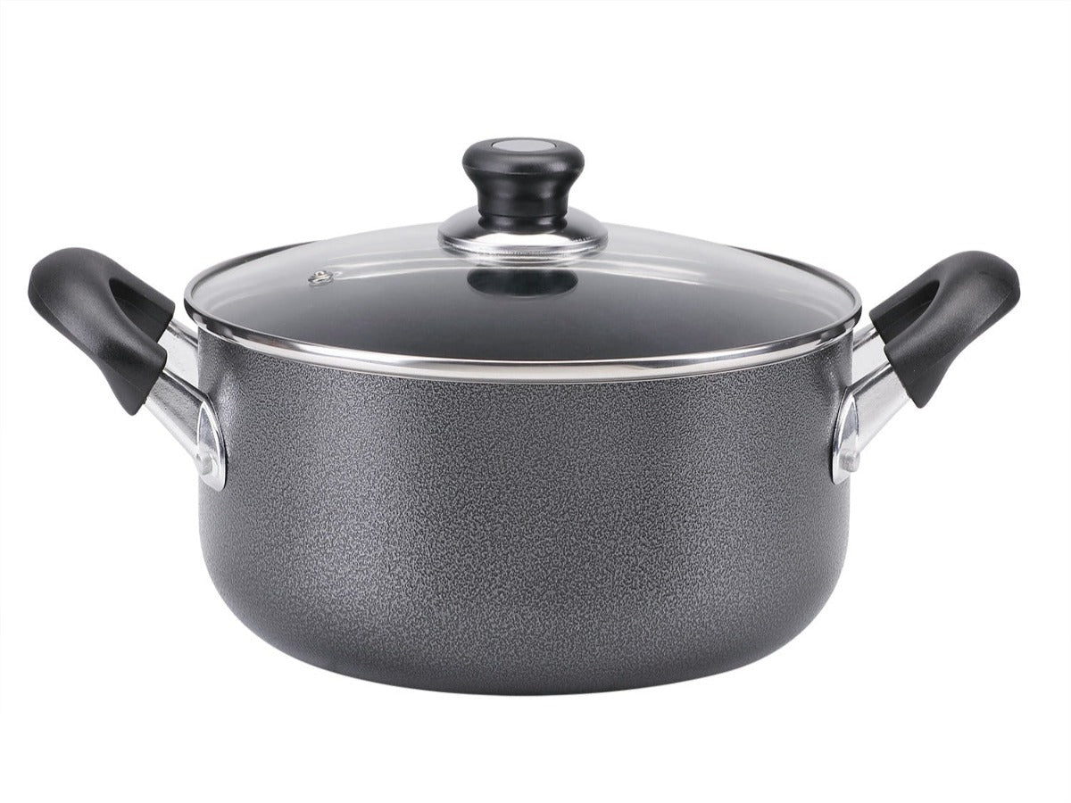 Gourmet Edge Hammered Nonstick Qt Dutch Oven with Cover #10