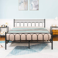 ARCH FULL METAL BED FRAME #ARCH-FULL-BK-XH-AN