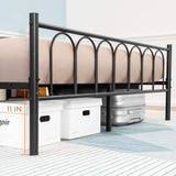ARCH FULL METAL BED FRAME #ARCH-FULL-BK-XH-AN