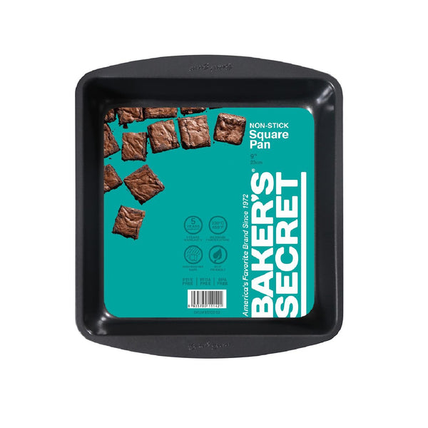 Baker's Secret Essential Line  square pan,9" x 1.7",0.5mm - #BS10202