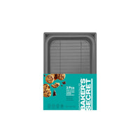 Baker's Secret Essential Toaster Oven Set: Cooling Rack, Baking Pan, Roaster Pan # BS10346 In Stock