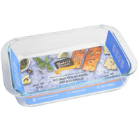 3.5 L Rectangler Glass Baking Dish (15.2*9.4*2.4 Inch) Tempered Glass - #BS40364 In Stock