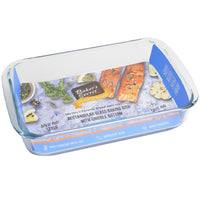 1.5 L Rectangulre Glass Baking Dish (11.6*7*2 Inch) Tempered Glass - #BS40370 In Stock