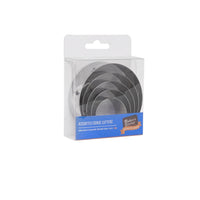 5 Pcs SS Round Cookie Cutter - #BS40531