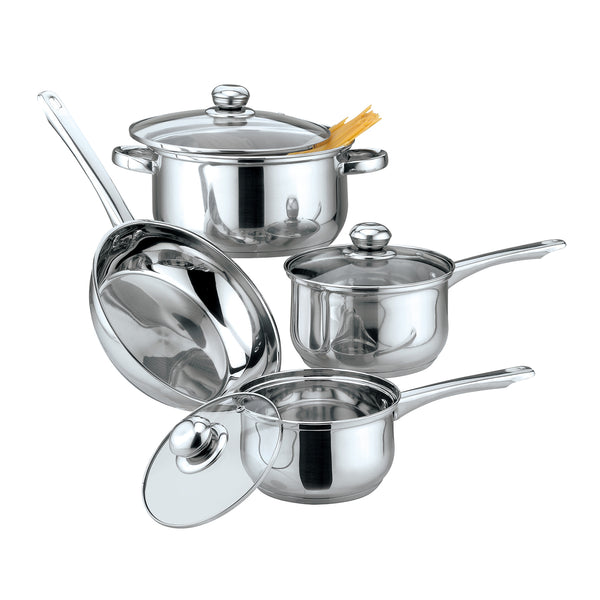 Gourmet Edge - 7 Pieces Stainless Steel Non Stick Cookware Set #20