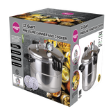 Gourmet Edge - 32qt Aluminum Pressure Cooker/canner #70-032