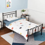 ARCH TWIN METAL BED FRAME #ARCH-TWIN-BK-XH-AN