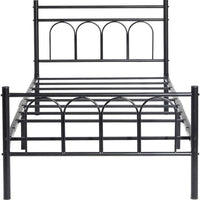 ARCH TWIN METAL BED FRAME #ARCH-TWIN-BK-XH-AN