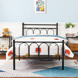 ARCH TWIN METAL BED FRAME #ARCH-TWIN-BK-XH-AN