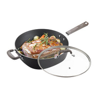 Not A Square Pan - 12"/5Qt Nonstick Extra Deep Chicken Fryer with Cover - #SP-1031